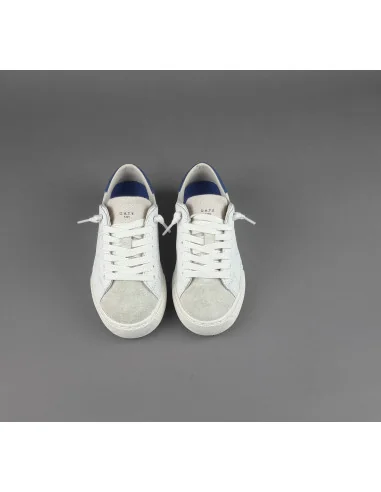 D.A.T.E. - Sneakers Hill Low Vintage Junior Pelle Bianco Prezzo 145,00