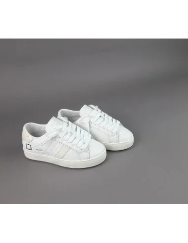 D.A.T.E. - Sneakers Hill Low Calf Junior Pelle Bianco Prezzo 145,00