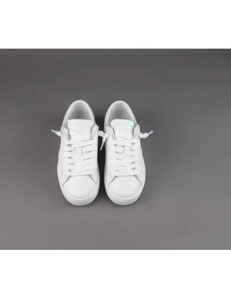 D.A.T.E. - Sneakers Hill Low Calf Junior Pelle Bianco Prezzo 145,00
