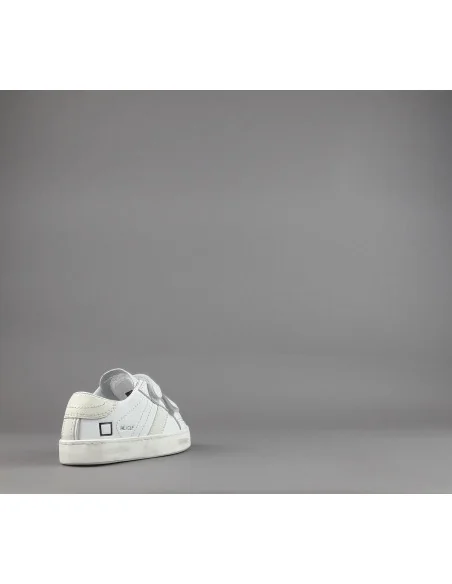D.A.T.E. - Sneakers Hill Low Calf Baby Pelle Bianco Prezzo 135,00