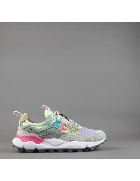 Flower Mountain - Sneakers Donna Yamano 3 Camoscio Tela Grigio Multi Prezzo 205,00