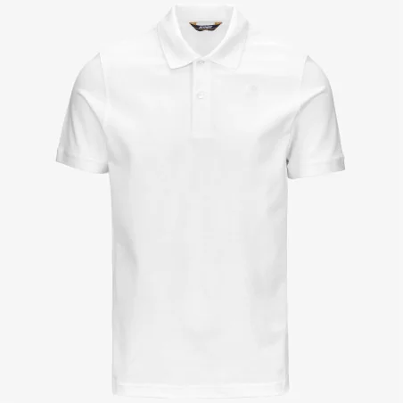 K-Way - Polo Uomo Amedee Stretch Bianco Prezzo 80,00