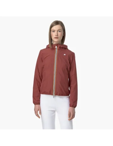 K-Way - Giubbino Donna Lily Stretch Poly Jersey Mattone Prezzo 180,00