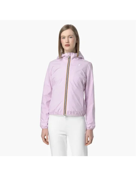 K-Way - Giubbino Donna Lily Stretch Poly Jersey Lilla Polvere Prezzo 180,00