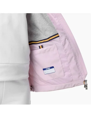 K-Way - Giubbino Donna Marguerite Stretch Poly Jersey Lilla Polvere Prezzo 190,00