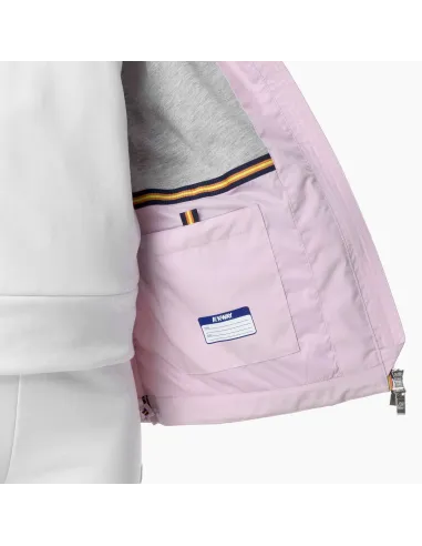 K-Way - Giubbino Donna Marguerite Stretch Poly Jersey Lilla Polvere Prezzo 190,00