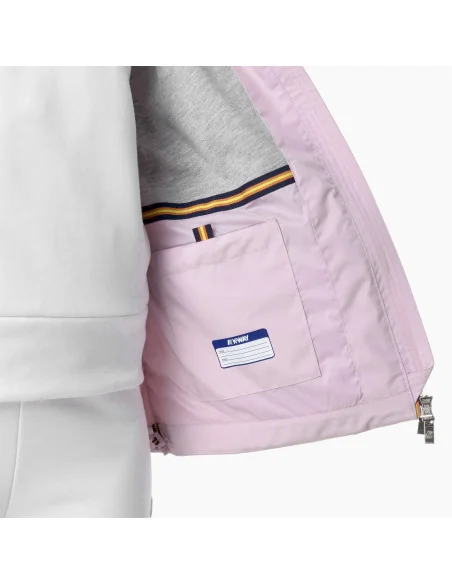 K-Way - Giubbino Donna Marguerite Stretch Poly Jersey Lilla Polvere Prezzo 190,00