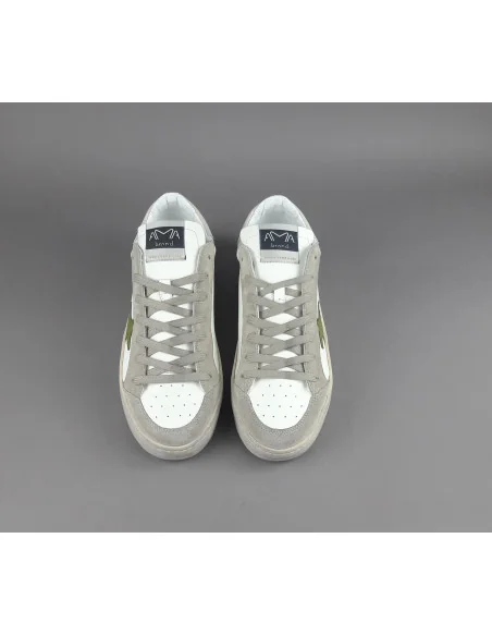 Ama Brand - Sneakers Uomo Slam Pelle Bianco Spoiler Ghiaccio Prezzo 205,00