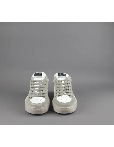 Ama Brand - Sneakers Uomo Slam Pelle Bianco Spoiler Ghiaccio Prezzo 205,00