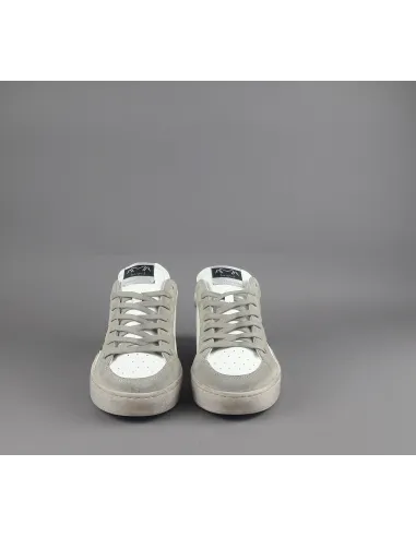 Ama Brand - Sneakers Uomo Slam Pelle Bianco Spoiler Ghiaccio Prezzo 205,00