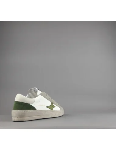 Ama Brand - Sneakers Uomo Slam Pelle Bianco Spoiler Ghiaccio Prezzo 205,00