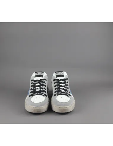 Ama Brand - Sneakers Uomo Slam Pelle Bianco Spoiler Testa Moro Prezzo 205,00