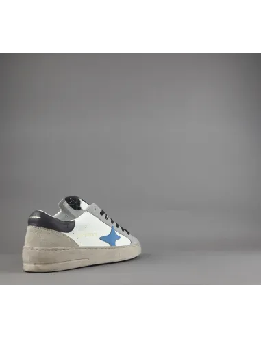 Ama Brand - Sneakers Uomo Slam Pelle Bianco Spoiler Testa Moro Prezzo 205,00