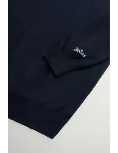 Woolrich - Maglia Uomo Cotone Blu Scuro Prezzo 130,00