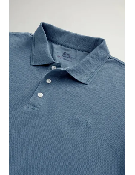 Woolrich - Polo Uomo Cotone Stretch Avion Chiaro Prezzo 100,00