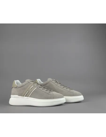 Hogan - Sneakers H580 Uomo Camoscio Talpa H Lunga Prezzo 390,00