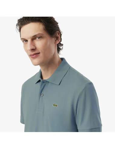 Lacoste - Polo Uomo Blu Grigio Prezzo 110,00
