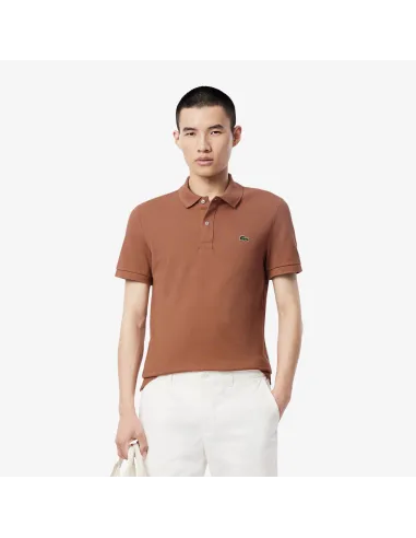 Lacoste - Polo Uomo Marrone Chiaro Prezzo 110,00