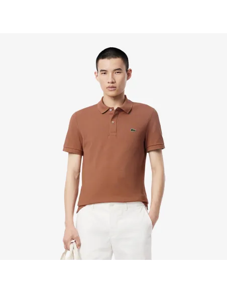 Lacoste - Polo Uomo Marrone Chiaro Prezzo 110,00