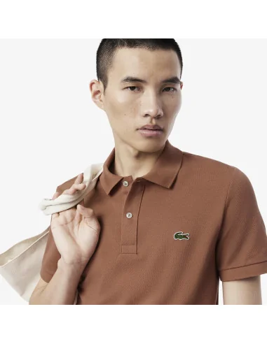 Lacoste - Polo Uomo Marrone Chiaro Prezzo 110,00