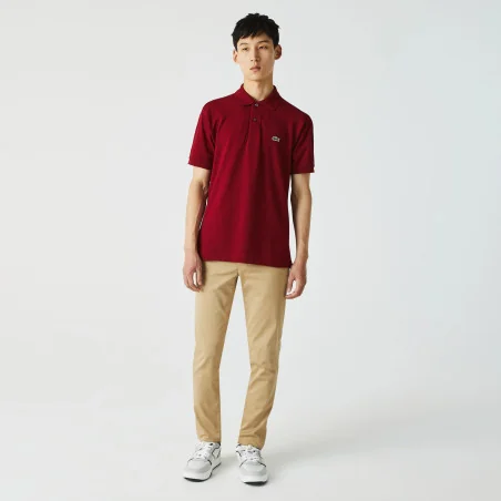 Lacoste - Polo Uomo Bordeaux Prezzo 110,00