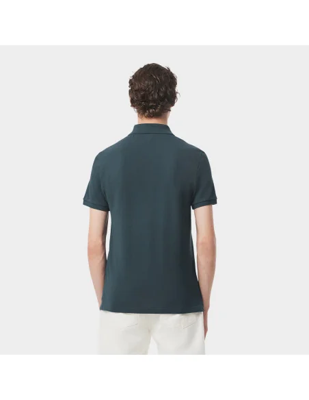 Lacoste - Polo Uomo Slim Fit Blu Petrolio Prezzo 110,00