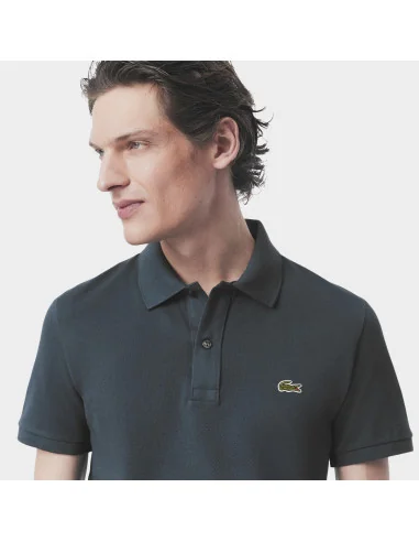 Lacoste - Polo Uomo Slim Fit Blu Petrolio Prezzo 110,00