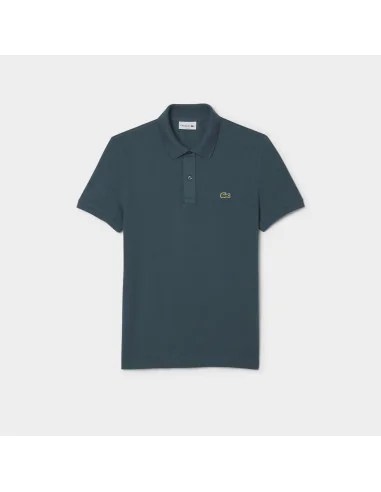Lacoste - Polo Uomo Slim Fit Blu Petrolio Prezzo 110,00