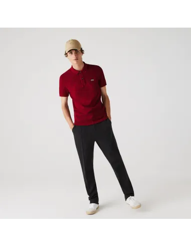 Lacoste - Polo Uomo Slim Fit Bordeaux Prezzo 110,00