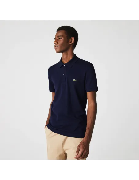 Lacoste - Polo Uomo Slim Fit Blu Scuro Prezzo 110,00