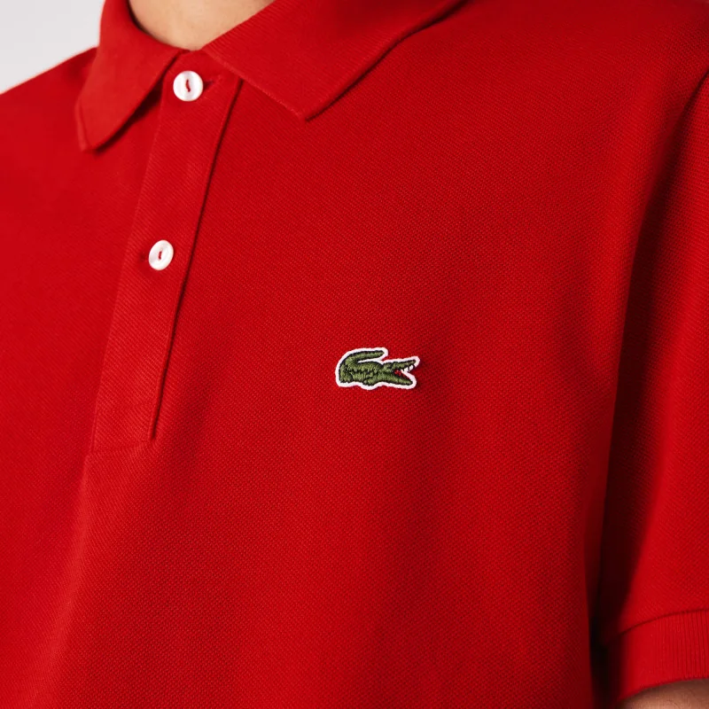 Lacoste - Polo Uomo Slim Fit Rosso Prezzo 110,00