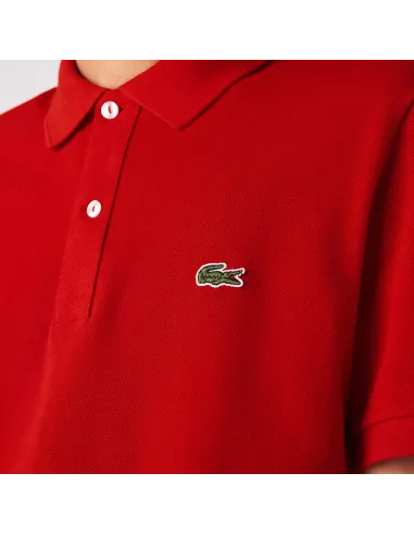 Lacoste - Polo Uomo Slim Fit Rosso Prezzo 110,00