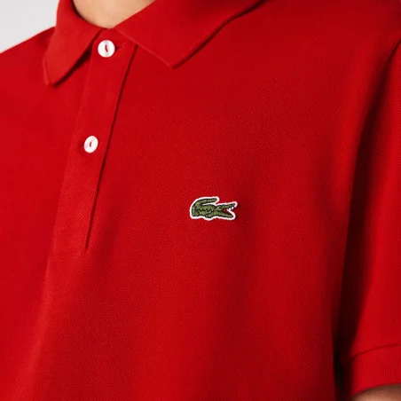 Lacoste - Polo Uomo Slim Fit Rosso Prezzo 110,00