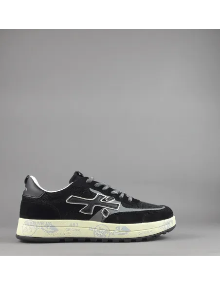 Premiata - Sneakers Uomo Nous Camoscio Tela Nero Prezzo 240,00