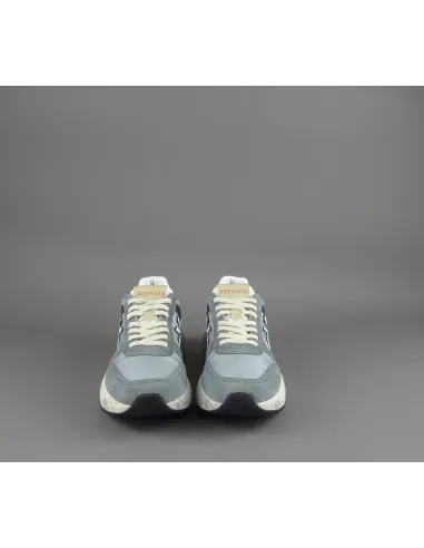 Premiata - Sneakers Uomo Mick Camoscio Tela Avion Chiaro Prezzo 240,00