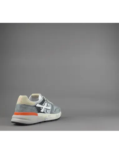 Premiata - Sneakers Uomo Mick Camoscio Tela Avion Chiaro Prezzo 240,00