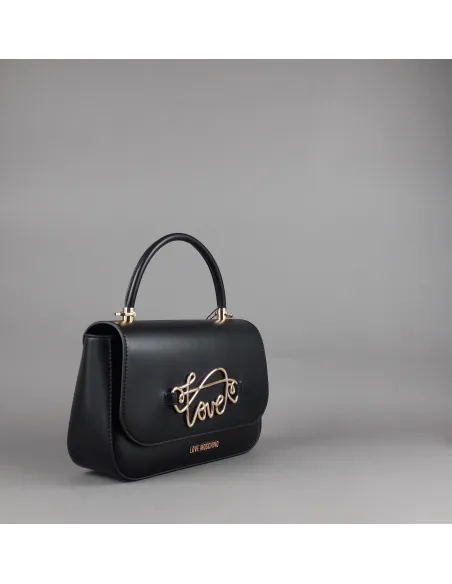 Love Moschino - Borsa A Mano Donna Pu Nero Prezzo 235,00