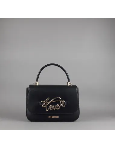 Love Moschino - Borsa A Mano Donna Pu Nero Prezzo 235,00
