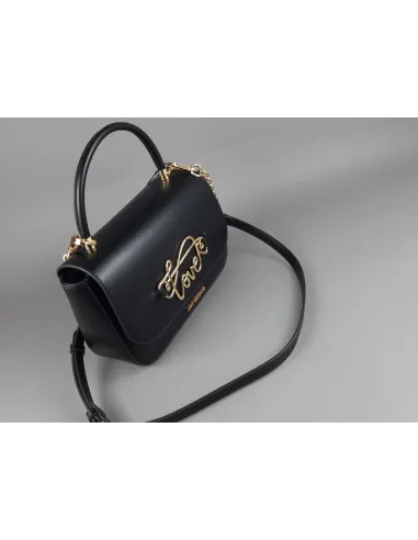 Love Moschino - Borsa A Mano Donna Pu Nero Prezzo 235,00