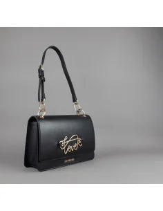 Love Moschino - Borsa A Spalla Donna Pu Nero Prezzo 220,00