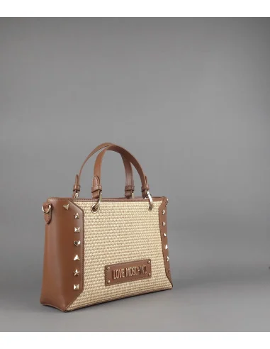 Love Moschino - Borsa A Mano Donna Pu Marrone Prezzo 240,00