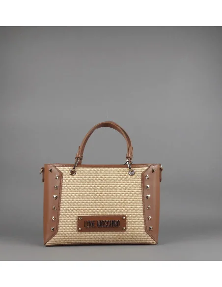 Love Moschino - Borsa A Mano Donna Pu Marrone Prezzo 240,00