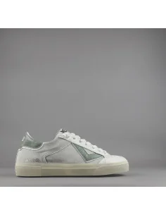 4B12 - Sneakers Uomo Retro Camoscio Bianco Opaco Prezzo 219,00