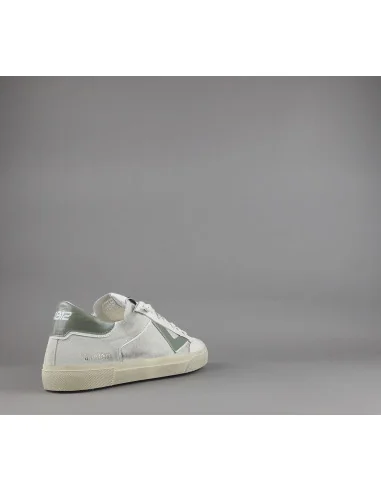 4B12 - Sneakers Uomo Retro Camoscio Bianco Opaco Prezzo 219,00