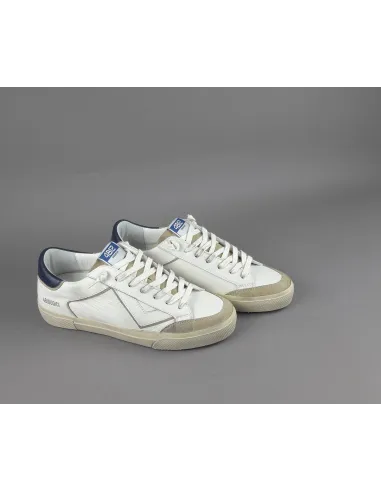 4B12 - Sneakers Uomo Retro Pelle Bianco Prezzo 219,00