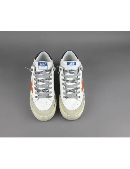 4B12 - Sneakers Uomo Kyle Pelle Bianco Prezzo 209,00