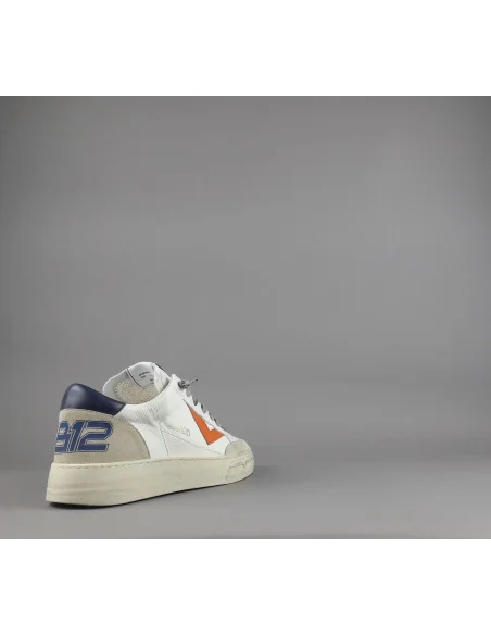 4B12 - Sneakers Uomo Kyle Pelle Bianco Prezzo 209,00