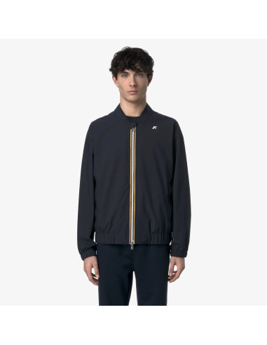 K-Way - Giubbino Uomo Aurene Stretch Dot Nylon Stretch Blu Scuro Prezzo 180,00