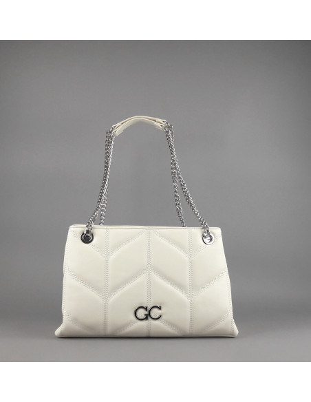 Gio Cellini - Borsa A Spalla Donna Avorio Prezzo 129,00