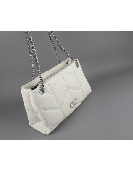Gio Cellini - Borsa A Spalla Donna Avorio Prezzo 129,00